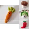 Vegetable Plush Toy Bag Charm With Pp Cotton Filling For Gift Giving And Collection