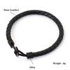 Marine Style Men Leather Bracelet Handmade Anchor Braslet Nautical Wrap Rope Braclet Outdoor Beach Surfing Accessories Pulseria