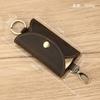 Leather Key Bag, Crazy Horse Leather Keychain, First Layer Cowhide Multi-Color Men'S Waist Hanging Car Multi-Function Keychain