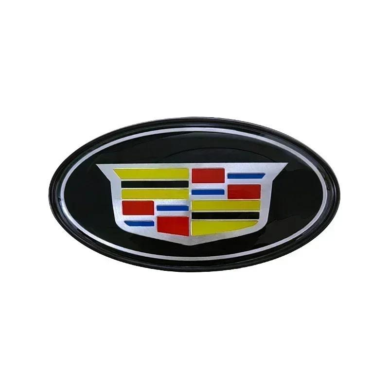 Naklejki na szybę samochodową 7,2 cm Odznaka na tylną klapę Emblematy Naklejki dla Cadillac ATS BLS CT4 CT5 CT6 EXT SLR CTS ESCALADE SRX STS XT6 XTS