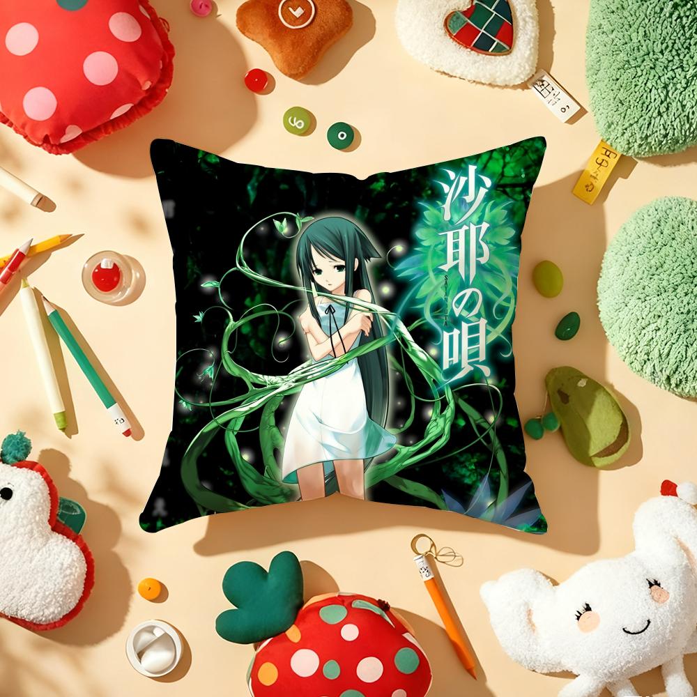 Аниме Песня Сайи Наволочка Плюшевая Ткань Мягкая Двусторонняя Печать Диван Теплая Зимняя Домашний Подарок Чехол для Подушки 30x30cm