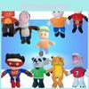 Cute Cartoon Panda Superman Plush Toy For Kids, Short-haired Stuffed Animal Doll