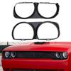 Upgraded Headlights Frame Replacement Front Lamp Headlight Bezel Set Easy Installation Suitable for -Challenger