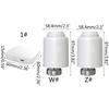 Heat Radiator Thermostat, Tuya Smart Intelligent Radiator Actuators Programmable Thermostatic Heater Control Valve