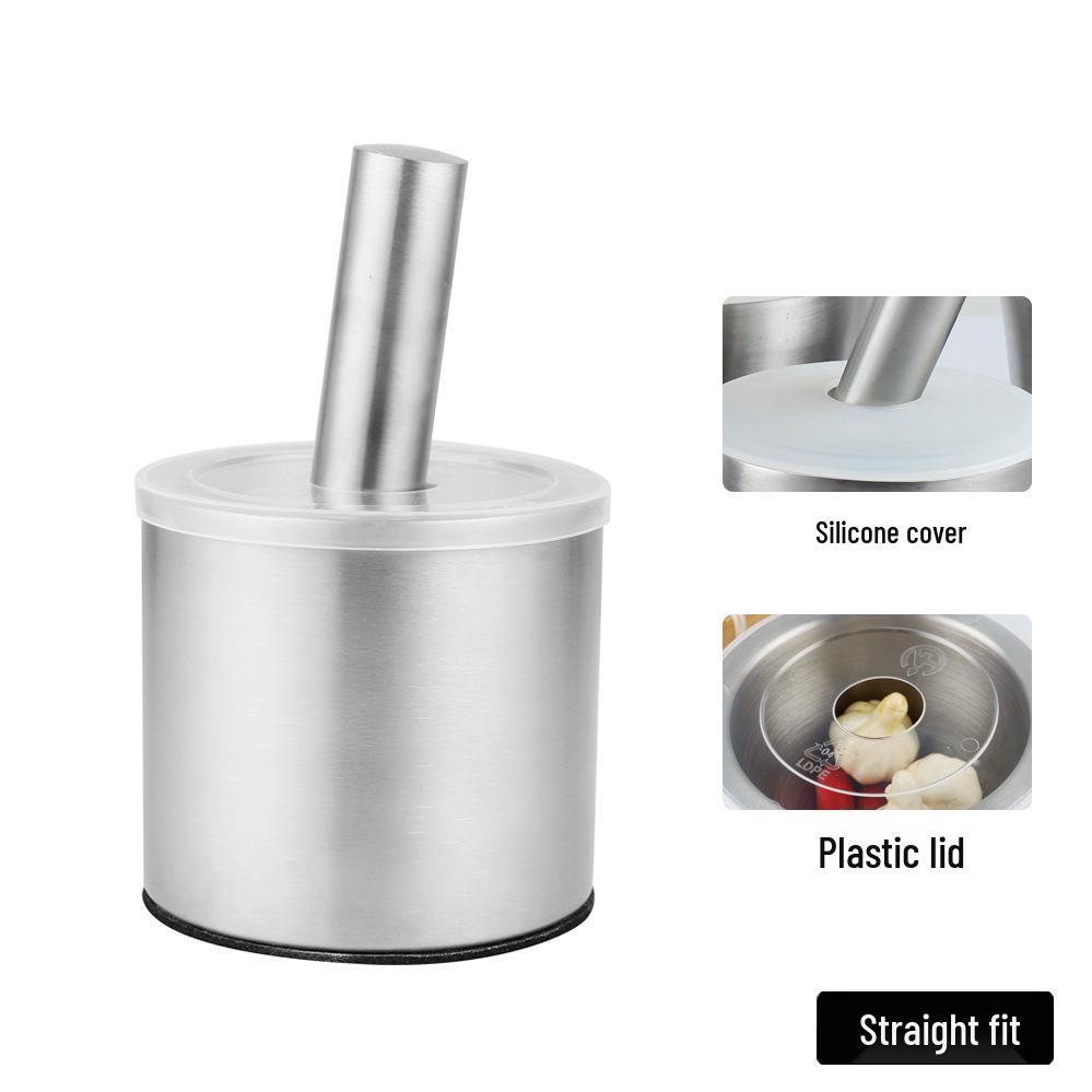 Premium 304 Stainless Steel Mortar and Pestle Set with Garlic Masher and Peeler