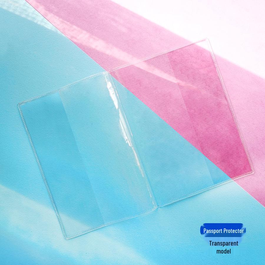 Durable Transparent Waterproof Passport and Travel Document Holder with Multiple Card Slots