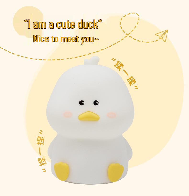 Little Duck Silicone Night Light & Stress Relief Lamp