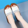 Women's Summer Fashion Thick Sole Elevated Slippers Home Slippers Casual Slippers