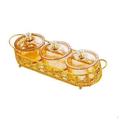Dried Fruit Plate ,Appetizer Serving Tray ,Divided with Lid Dishes,