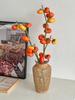 For Harvested Simulation Small Pumpkin Vase Decoration Living Room High-End Faux Een Plant Fruit Desktop Floral Art Decor