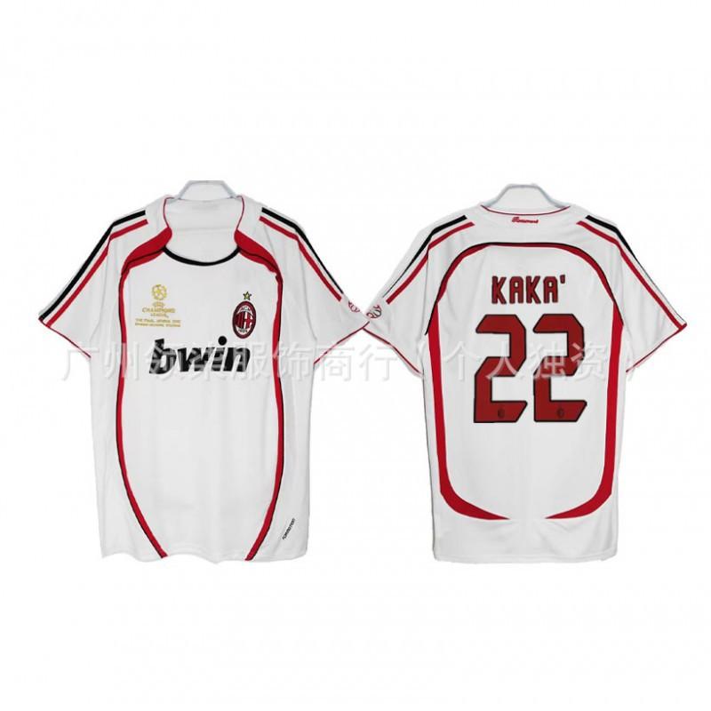 AC Milan Retro Jersey 0607 Season Kaka Maldini Ronaldinho Pirlo Collectibles Football