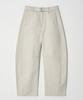 Dirty One Belted Wide Curve Denim Pants (Ivory)