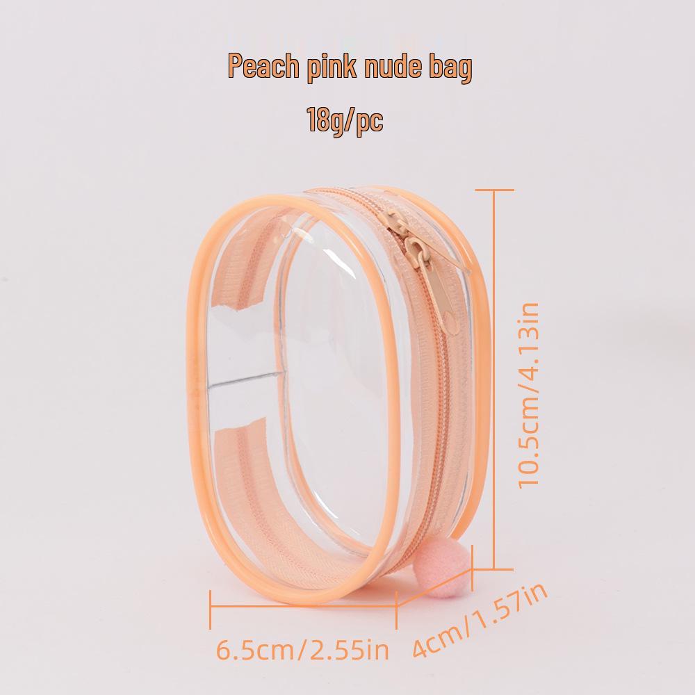 10cm Transparent Dustproof PVC Blind Box Display Bag - Mini Cute Ins Style Stroller Bag with Pendant Holder