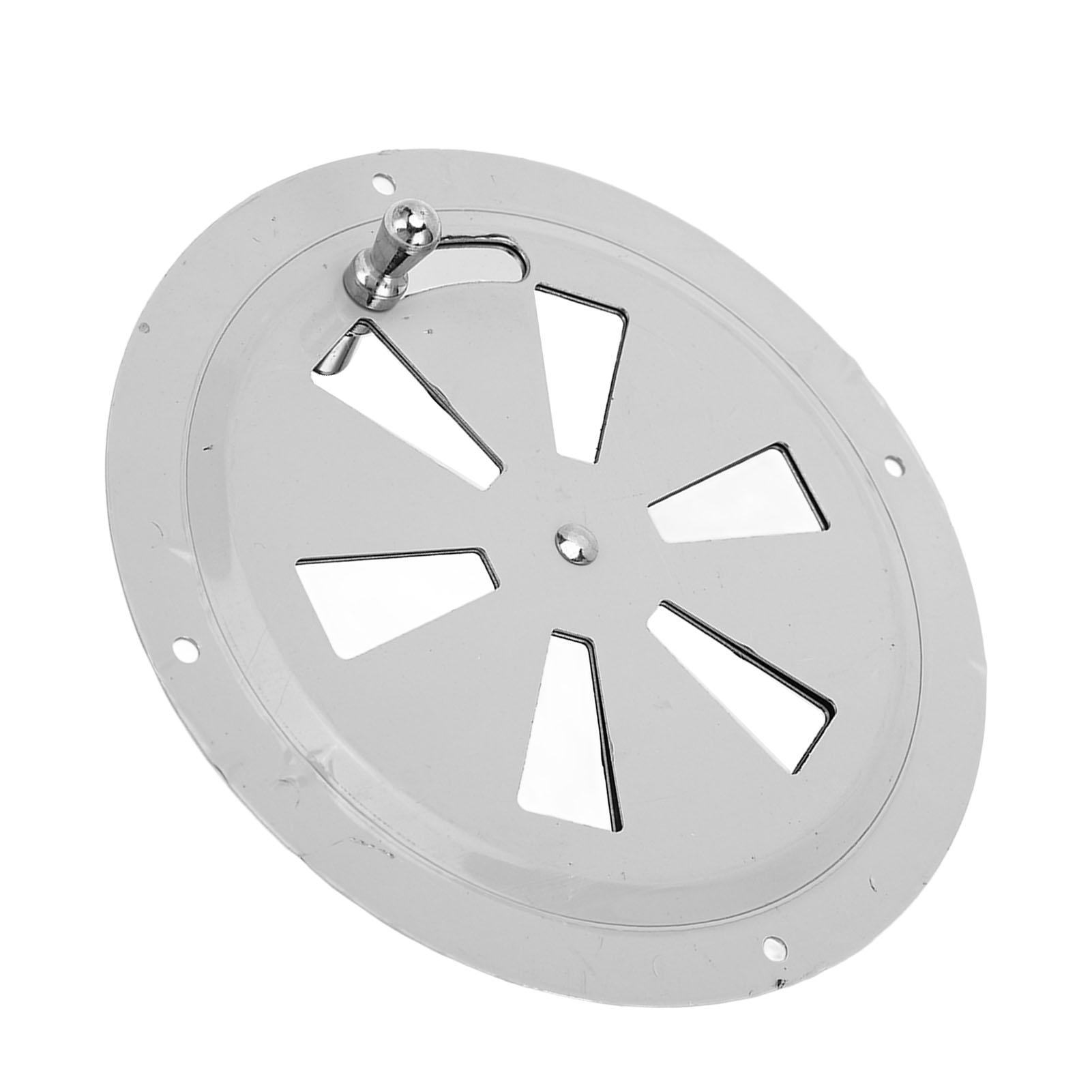 

Round Air Vent Louver Cover 316 Stainless Steel Cabin Ventilation Plate for Marine Yacht RV Auto