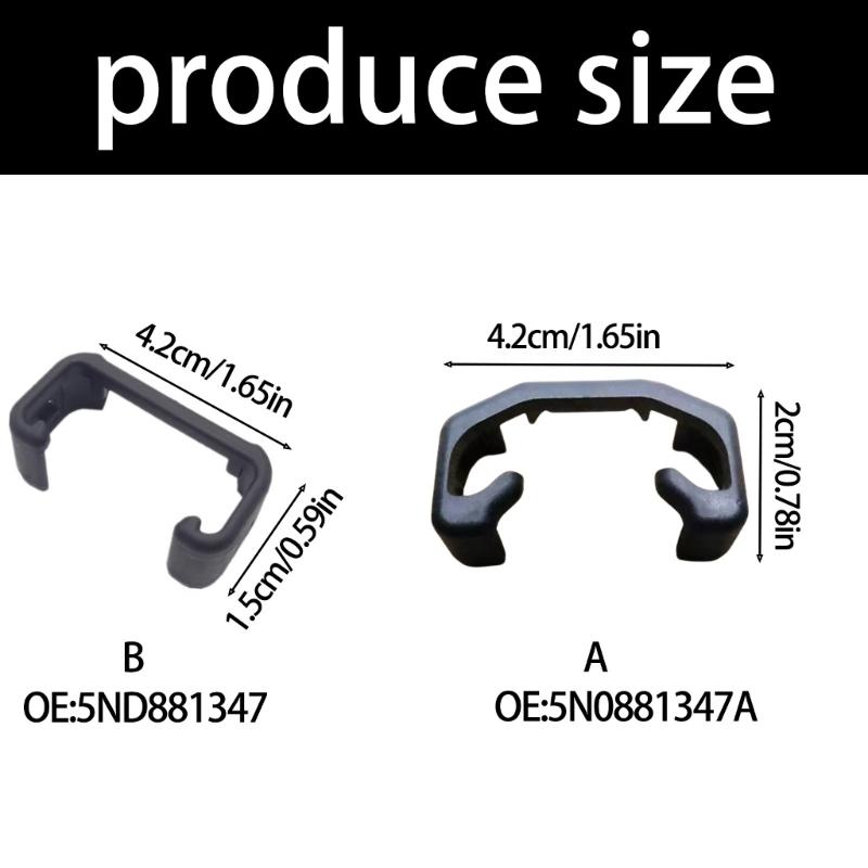 4Pc Seat Slide Clip Sliding Rail Blanking Cap Guide Rail Cover For VW Polo Tiguan Skoda Yeti A1 Q3 Q5 5N0881347A 5N0 881 347 A