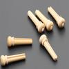 6PCS Wood Bridge Pin Replacement Wood Color Acoustic Guitar Pin Guitar Bridge Pin  For Guitar