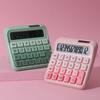 Desktop Calculator 12 Digit Large and LCD Display Big Button Calculators Solar Power and Battery