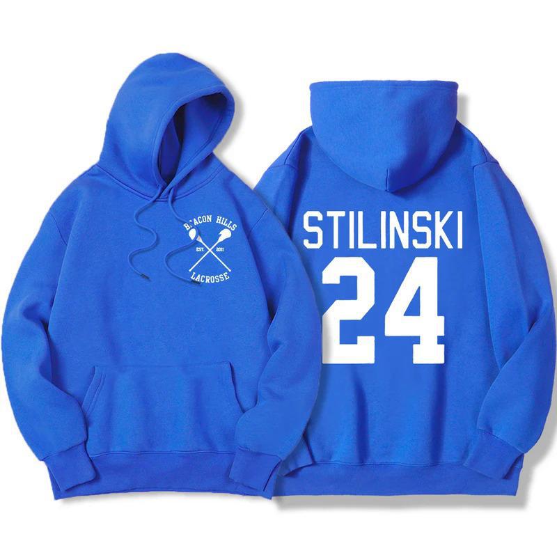 Stilinski 24 Printing Clothing Mens Hoodie