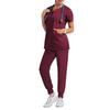 Dental Doctor Surgical Clothes Women'S Split Hand Washing Clothes Set Nursing Overalls Quick-Drying Hospital Nurse Clothes Thin Short Sleeves