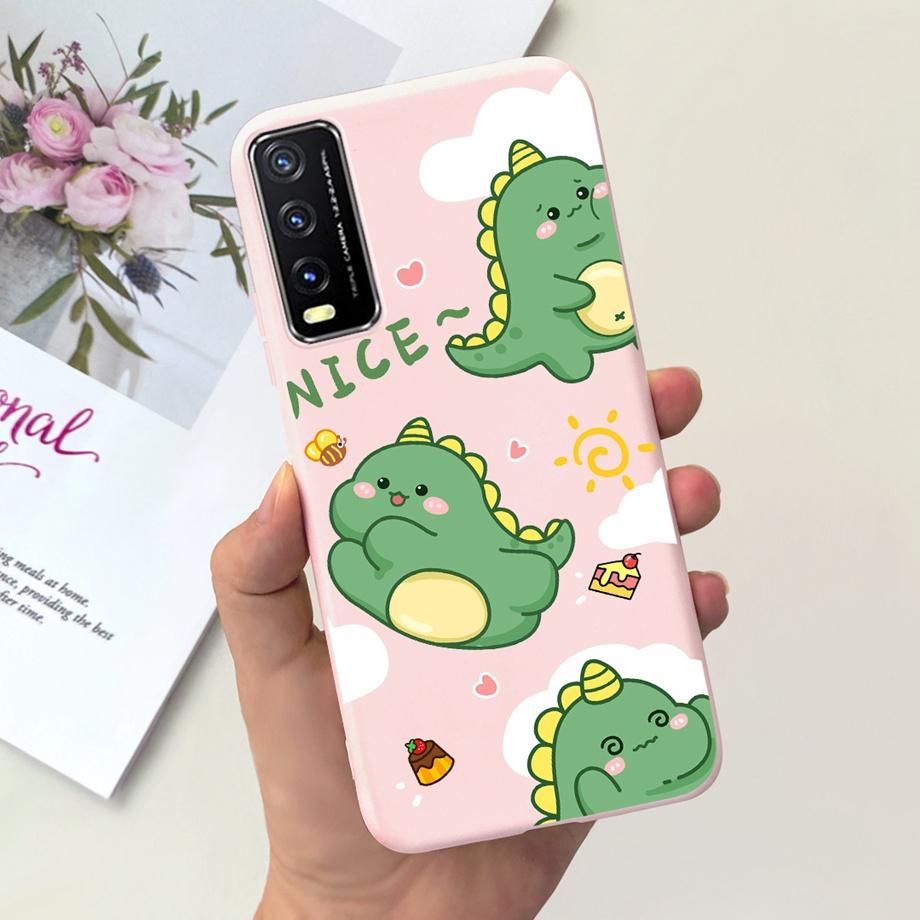 For Vivo V2027 Vivo V2028 Phone Case Space Man Moon Night Cartoon Soft Silicone Bumper Funda For Vivo Y11s Y12s Y20 Y20i Y20s