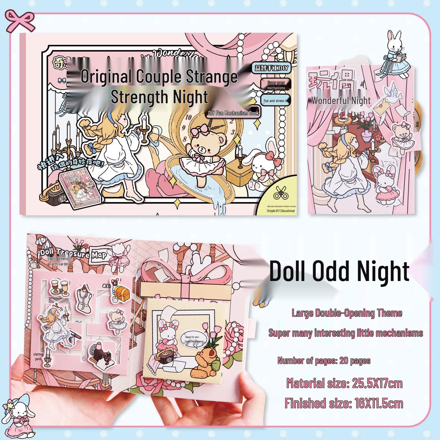 June 1st Children s Day Gift: 3D Advanced Magnetic Quiet Book for Girls with Stickers