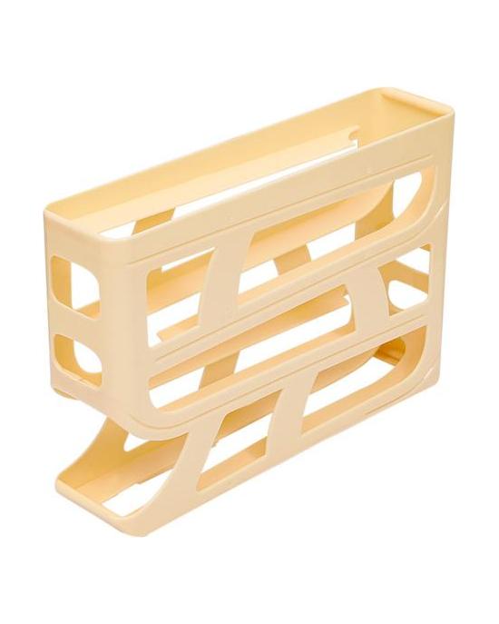 Kühlschrank Seitentür Slide Ei Stoarge Rack Vier Ebenen Automatische Roll Tiefe Rillen Unterbringen 30 Ei