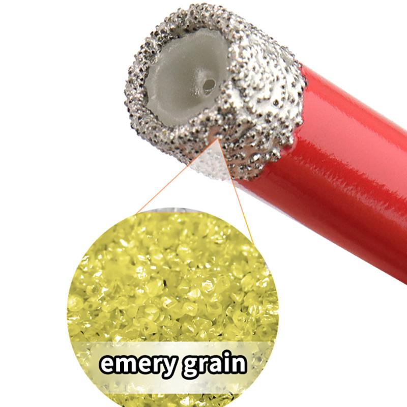 Diamond Set Auto Eject Spring Cooling Wax Hex Shank For Glass Stone Tile Ceramic Wet Dry Drilling Drill Bit 12Pc