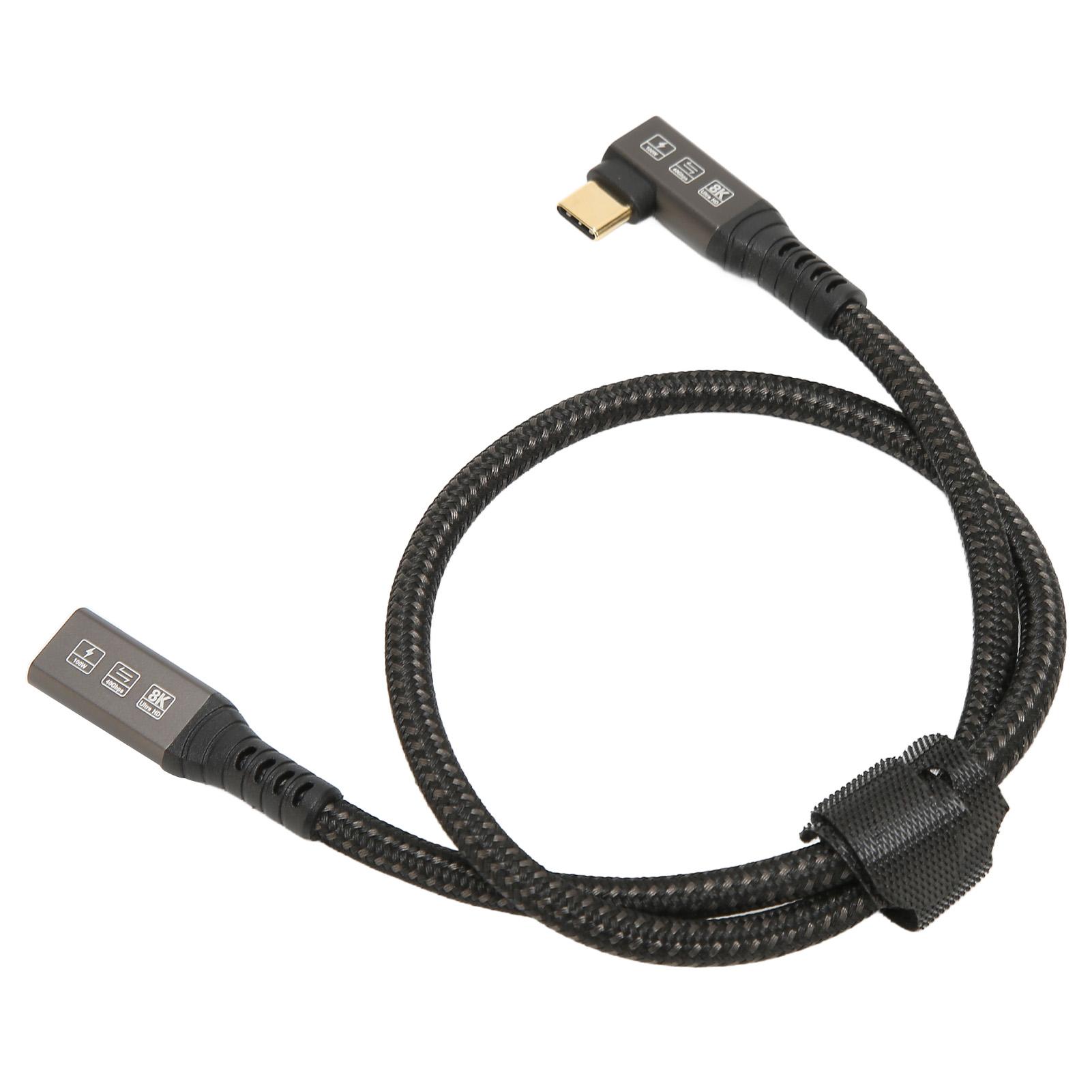 

Кабель USB 4 8K Ultra HD 8K на частоте 60 Гц, 100 Вт, зарядка, скорость передачи данных 40 Гбит/с, USB 4 Type C, штекер-гнездо