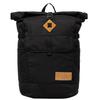 JanSport Hatchet Rolltop Rucksack, Unisex schwarzer Rucksack