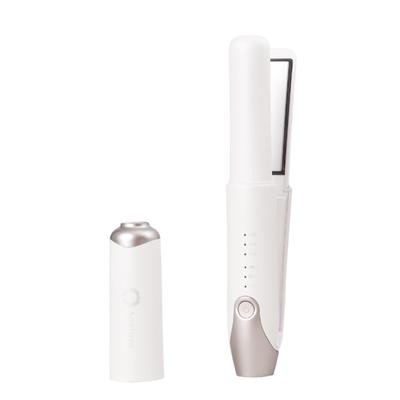 Agetsuya Cordless Hair Iron Compatible with Overseas White Comes with Portable Pouch 2, Countries, Carry-on Allowed, AG-0004-G Heat-resistant