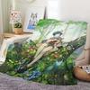Genshin Impact Venti Printed Comfortable and Soft Sofa Living Room Bedroom Plush Blanket Suitable for Home Travel and Gifts