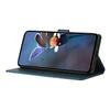 Dla Motorola Moto G86 5G Etui Portfel Stojak Wytłoczony Wzór Trójkątny Skórzane Etui na Telefon typu Flip