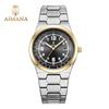 Vintage Aviation Pilot Watch for Men Waterproof Quartz Watch with Date Luminous Hands Steel Strap Dress Wrist Watch