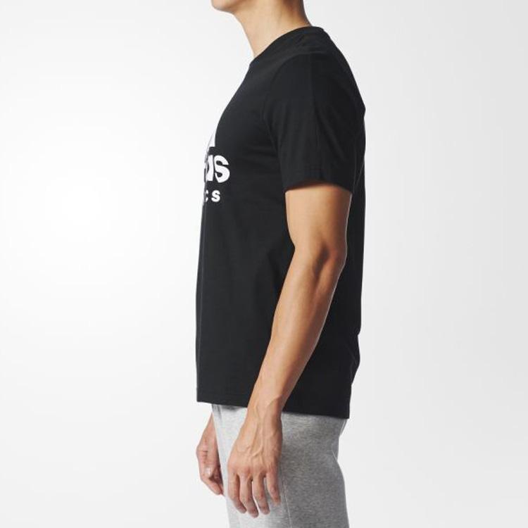 Adidas Training Crew Neck Short Sleeve T-Shirt Men Tops Black BR4749