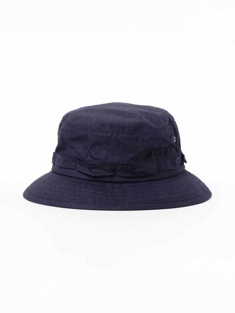 Beams Plus Indigo Ripstop Jungle Hat for Men, INDIGO FREE 38410166017