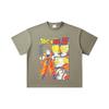 260 GSM Double Yarn 32 Count 100% Cotton Dragon Ball V56 Goku Print Unisex Heavy Cotton T Shirt