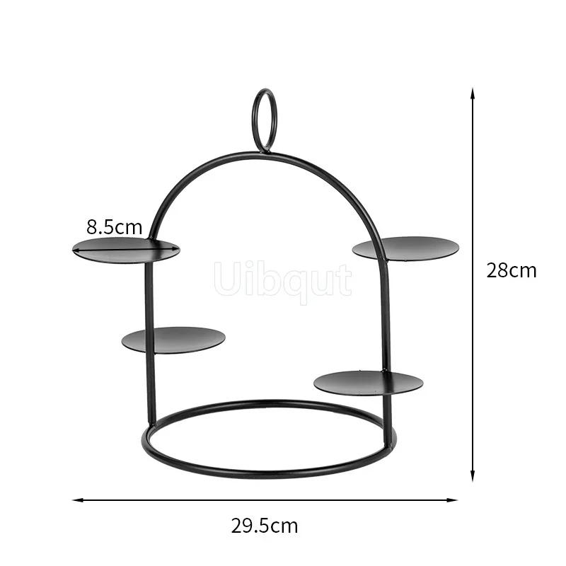 dessert table display rack bread table fruit tray Gold Dim sum Creative cake rack Restaurant Snack decoration Dessert rack