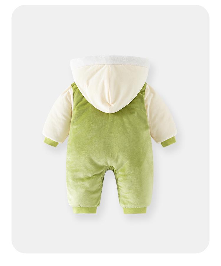Winter Cartoon Baumwoll-Gefütterter Strampler für Säuglinge und Kleinkinder - Niedliche und Verdickte Jacke für Mädchen und Jungen
