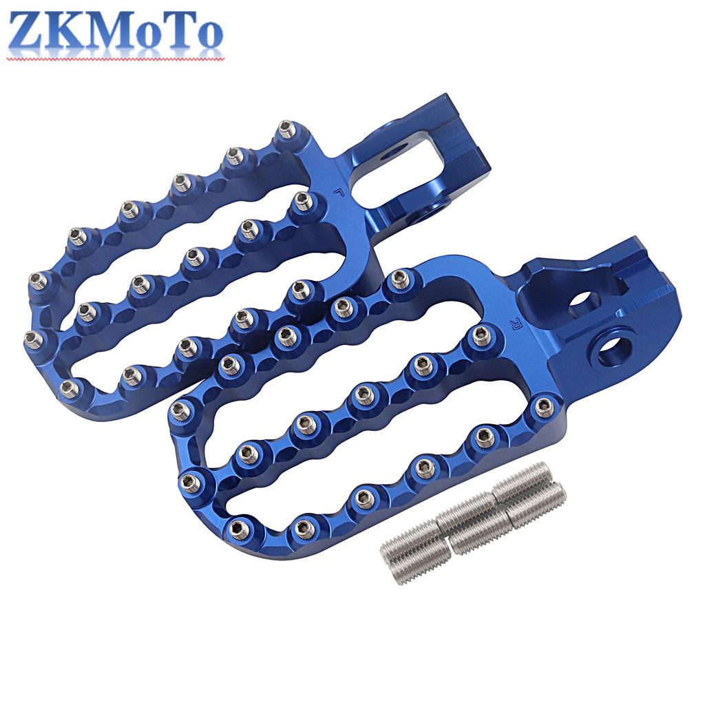 Motorcycle Wide Foot Pegs Footrest Enlarged For KTM EXC300 EXC EXCF XC XCF SX SXF125 200 250 300 350 400 450 500 2017-2022 2023