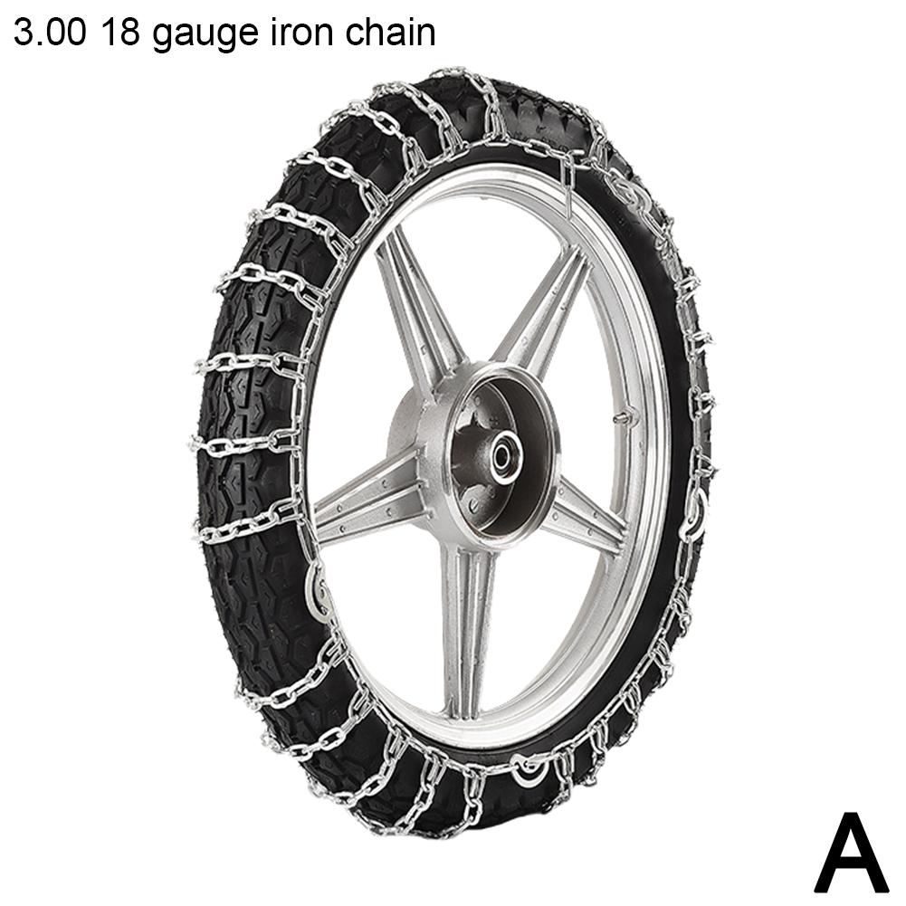 Universal Motorcycle & Scooter Anti-skid Chain, 30017 & Breaking, Ice Design Snow Encrypted Tire Bold Anti-slip, T1E1
