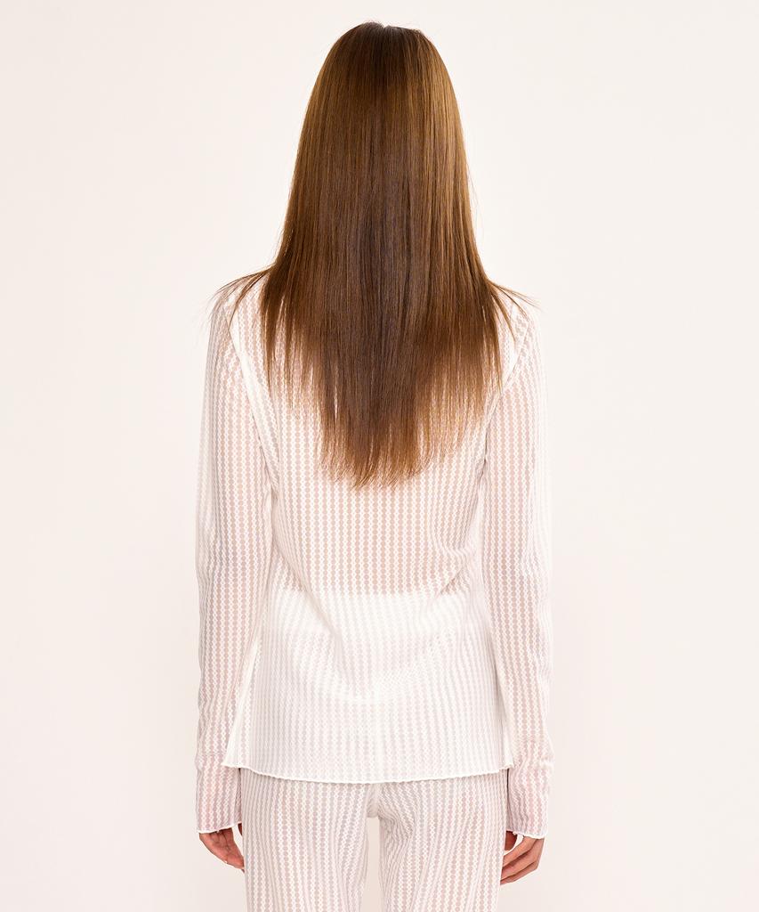 Panyoung See-Through Body Top - White