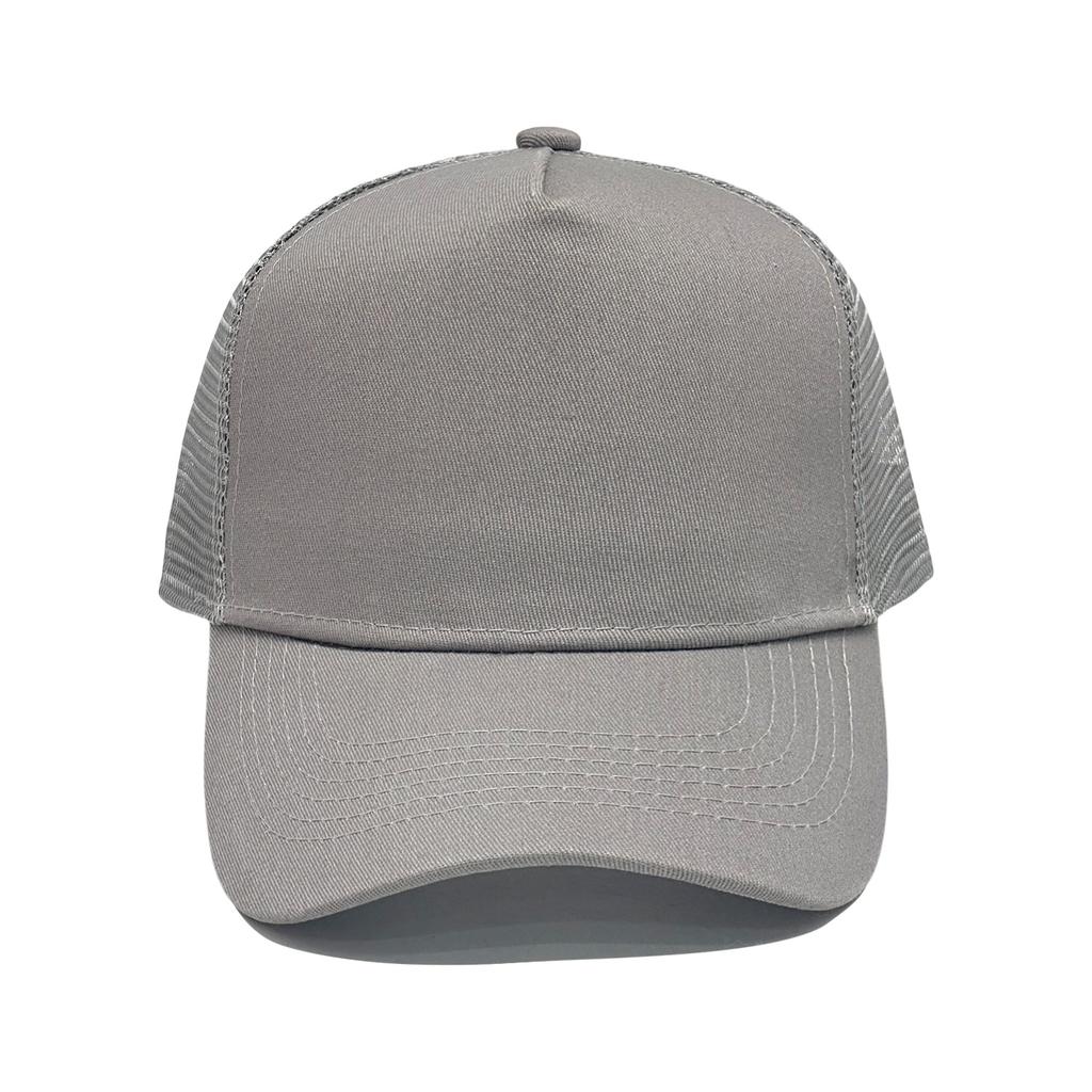 Solid Color Mesh Trucker Cap, Unisex Outdoor Breathable Baseball Cap, Available In Multiple Colors