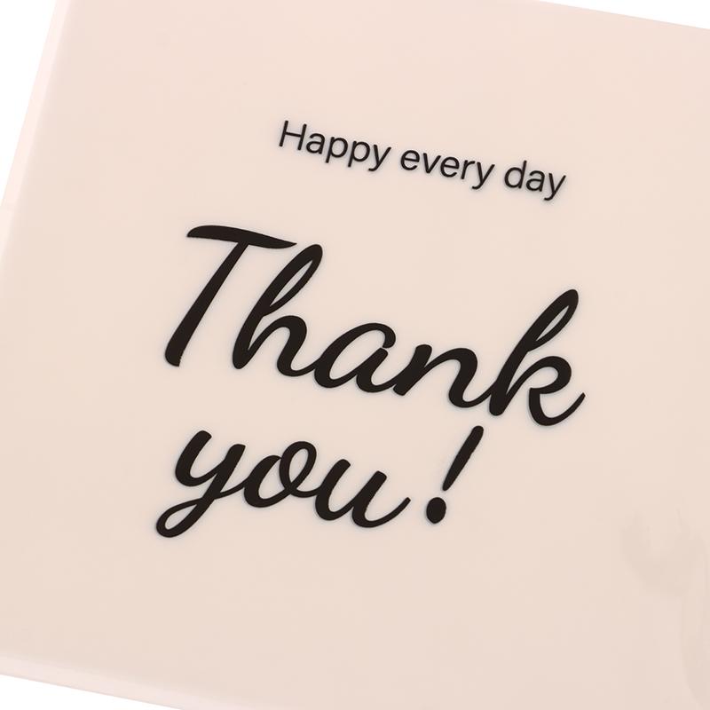 100Pcs Transparent Thank You Self-Adhesive Bag Plastic Pouches For Ring Earring Necklace Jewelry Travel Display Packaging Bags