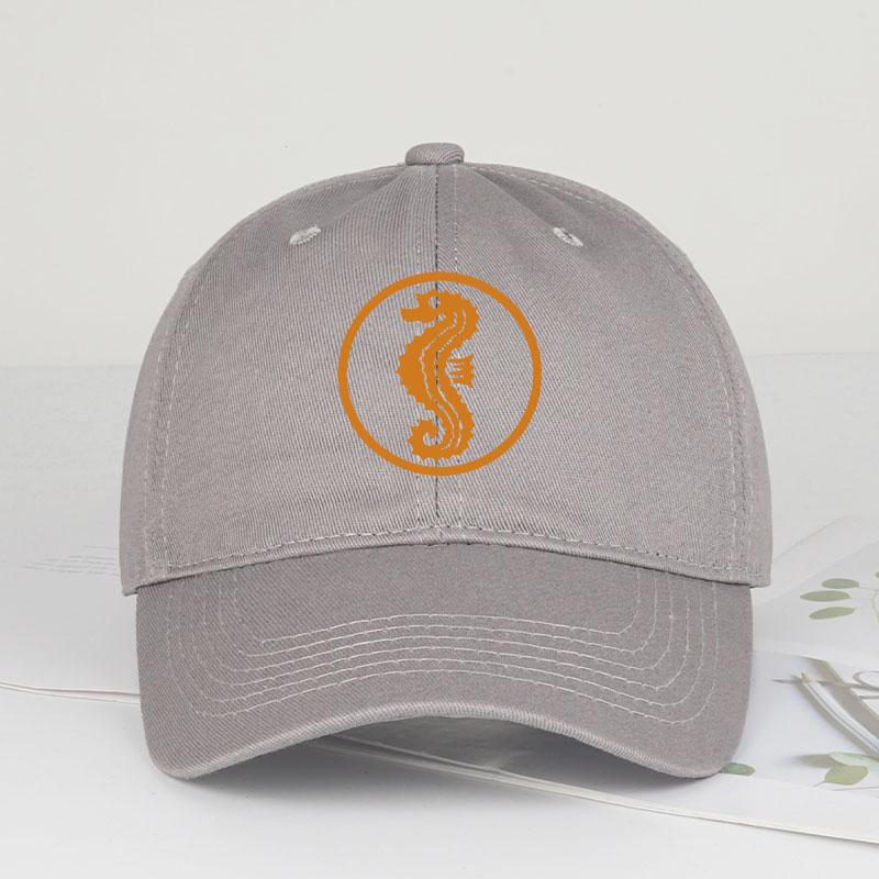 Seahorse SoftTop Baseball Cap Minimalist Ocean Style Unisex Beach Vacation Travel Daily Commute For Ocean Lovers Holiday Gif