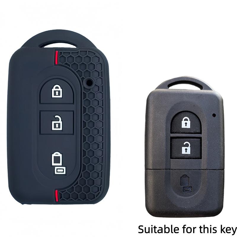 

Силиконовый чехол для ключа для Nissan Qashqai Micra Juke X-Trail Navara Note Tiida Keyless Fob Shell Skin Keyring Holder Protector