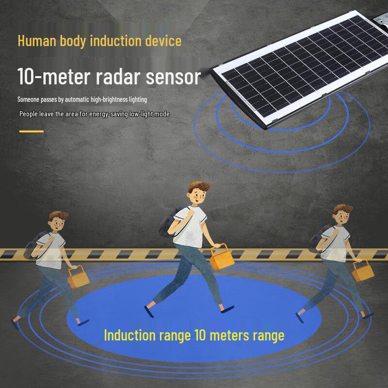HEIXIE 1000W Outdoor Integrated Solar LED Street Light