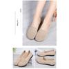 Sommer Neu Weiche Sohle Weiche Oberfläche Modisch Lässig Mesh Fly Woven Atmungsaktiv Bohnenschuhe Hohl Flacher Mund Flache Sohle Einzelner Schuh für Damen