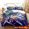 3D Print Anime Saint Seiya Bedding Set Duvet Cover Sheet Printed Bed Set Pillowcase Bed Full Queen King Size Comforter Bedroom
