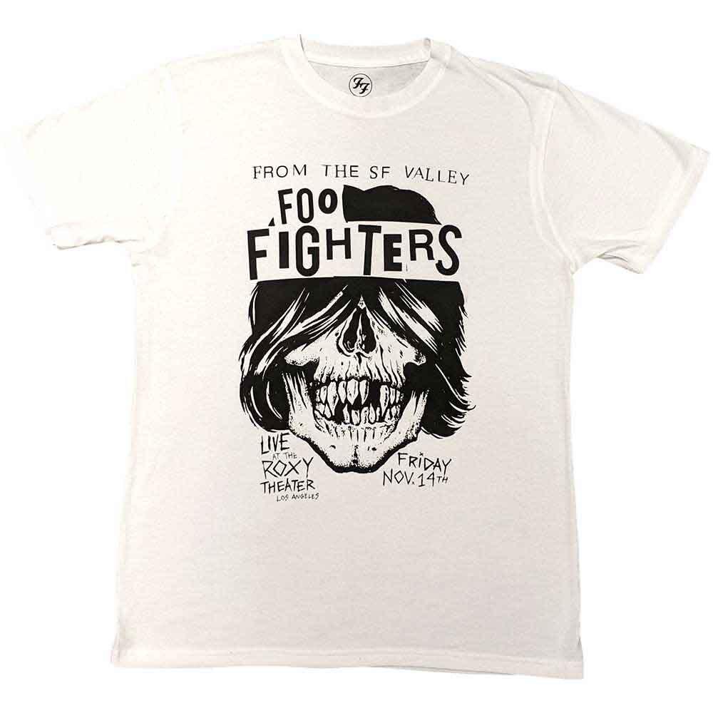 

Foo Fighters Roxy Flyer T-Shirt White New S