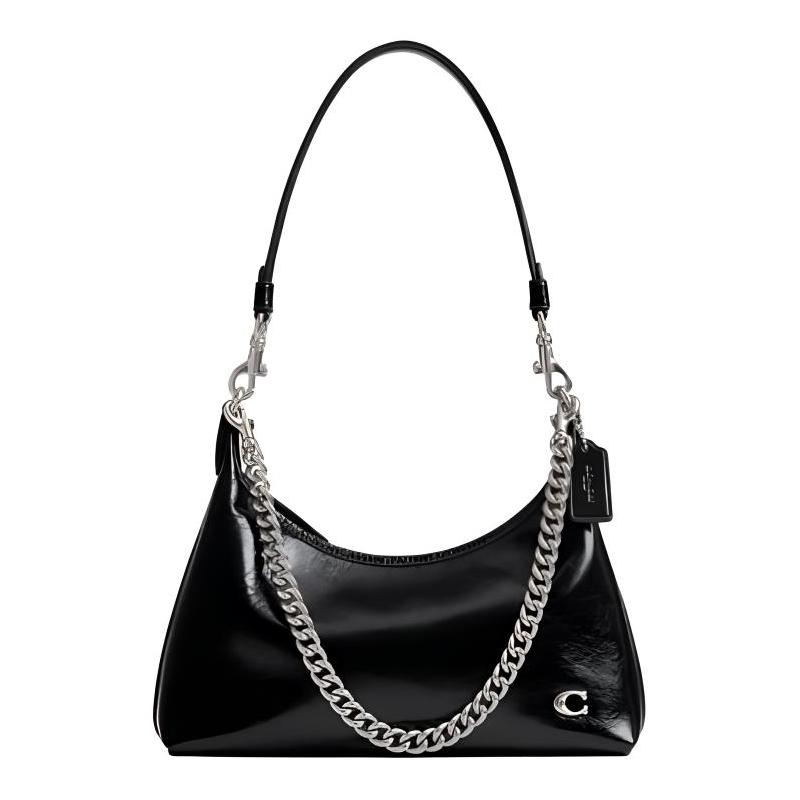 

COACH Juliet 25 Sophisticated Style and Casual Effortlessness Cow Leather Crossbody Shoulder Bag Medium Women s Black чорний